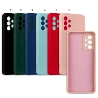 Чехол Samsung A32 4G (A325) цветной силикон
