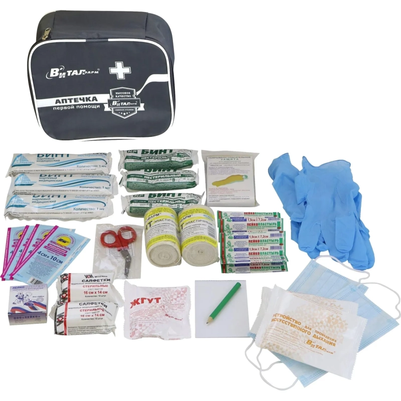 Аптечка первой помощи д/учебных и общеобразов. учрежд ф.13 пр.№ 261н, 54177