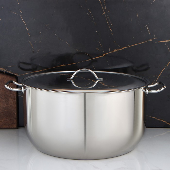 Кастрюля цельнотянутая, 35 л, d=45 см, h=21.5 см Кастрюля цельнотянутая, 35 л, d=45 см, h=21.5 см