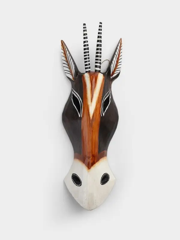 Маска настенная &laquo;Антилопа&raquo;, 34 см, дерево