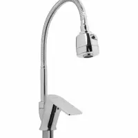 Смеситель для кухни VADOOM V843803, с гибким изливом, корпус цинк