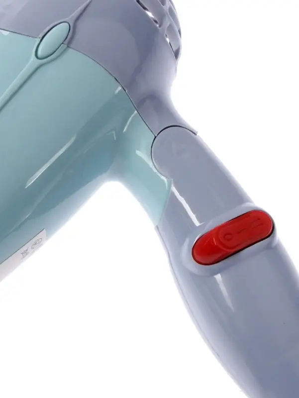 Фен Luazon LF-23, 800 Вт, 2 скорости, 2 режима, складная ручка, голубой