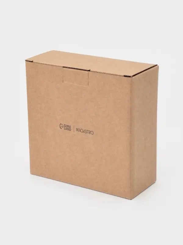 Чайная пара Magistro &laquo;Церера&raquo;, 2 предмета: чашка 250 мл, блюдце d=16.3 см, фарфор, оранжевая