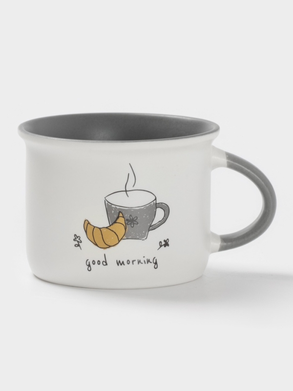Кружка Доляна "Good morning" 10х8х5,9 см, цвет белый