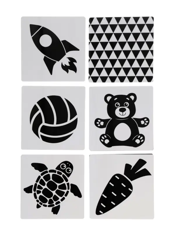 Набор картонных книжек-гармошек Набор картонных книжек-гармошек "Смотри, малыш!", 6 шт.