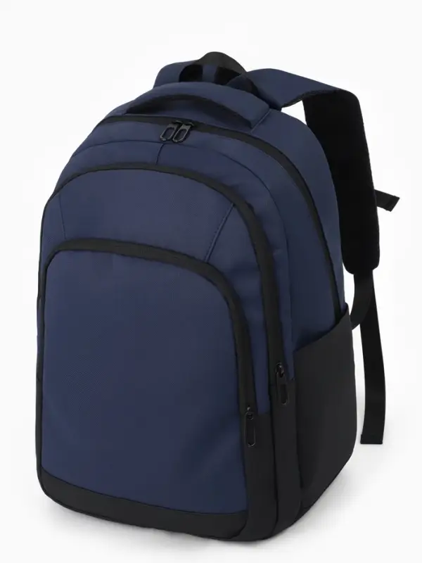 Рюкзак, водонепроницаемое дно, 2 отделения, 3 кармана, 31&times;14.5&times;45 см, синий