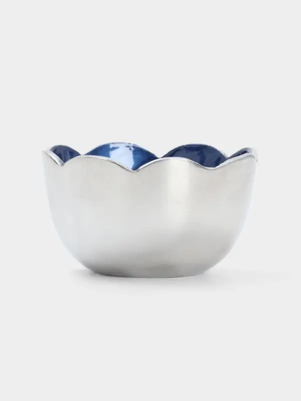 Менажница на подставке &laquo;Кувшинки&raquo;, набор 2 шт., 10&times;10&times;5 см, алюминий