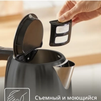Чайник электрический Subito KO5S08E0 1,7 л, 2400 Вт, черный