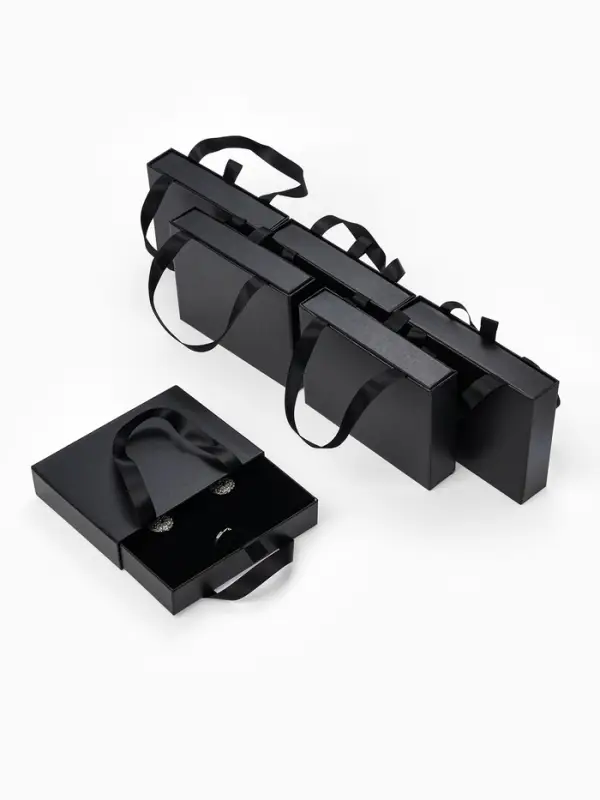 Набор коробочек подарочных 6 шт. под набор &laquo;Премиум&raquo;, 12&times;16 см, чёрный