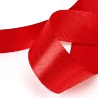 Лента атласная, 25 мм, 23&plusmn;1 м, красная №26