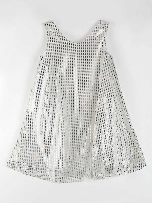 Карнавальный костюм Гэтсби платье, гол убор цвет серебро р-р 46-48 Карнавальный костюм Гэтсби платье, гол убор цвет серебро р-р 46-48