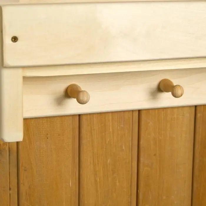 Полка - вешалка для бани и сауны &laquo;Универсальная&raquo;, 49&times;27&times;11.5 см, деревянная, 3 крючка, &laquo;Добропаровъ&raquo;