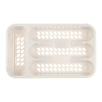 Лоток для столовых приборов тм VETTA Кантри, 4 секции, 33х19,5х4,5см, пластик