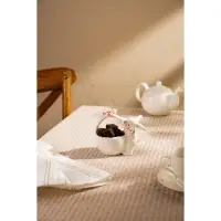 Конфетница SL Home &laquo;Лесные кролики&raquo;, 12.5&times;8&times;12 см, фарфор, белая