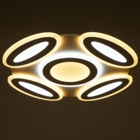 Светильник с ПДУ 1584/5 LED 200Вт диммер белый d.50 см BayerLux