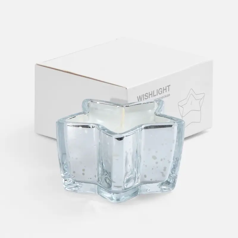 Свеча Wishlight, серебристая Свеча Wishlight, серебристая