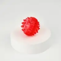 Массажёр для рук и ног, d=3.5 см, 2 кольца, красный