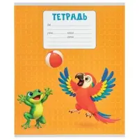 Тетрадь 18 листов в клетку Calligrata KIDS, блок офсет, 5 В МИКС
