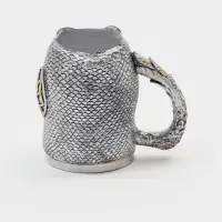 Кружка средневековая &laquo;Сова&raquo;, 400 мл, 14.5&times;10&times;11.5 см, нержавеющая сталь, серебристая