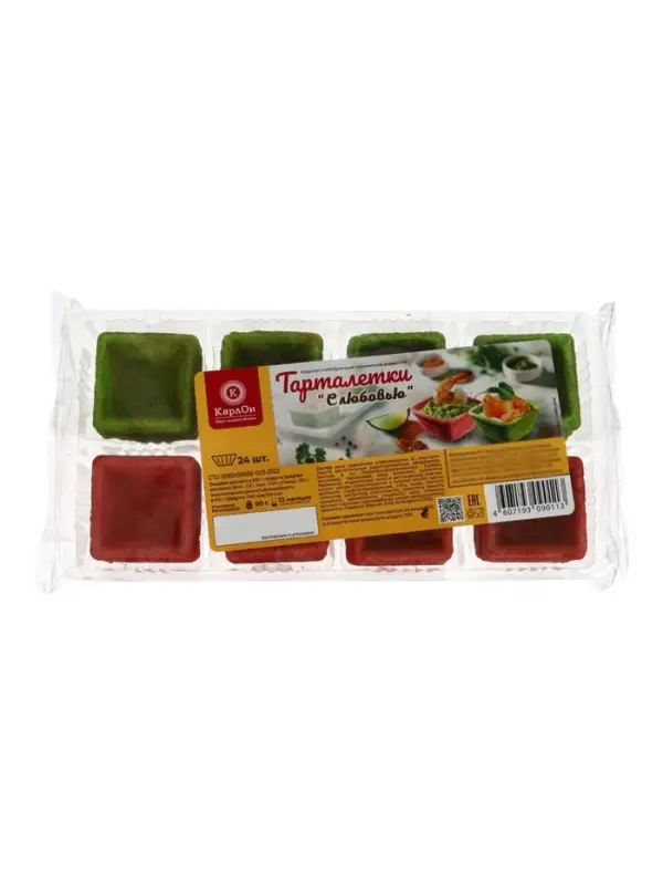 Тарталетки КарлОн, &laquo;С Любовью&raquo; 90 г, 24 шт.