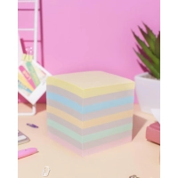 Блок для записей Attache Economy запасн. 9х9х9 цветной 65-80 г