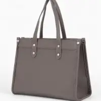 Сумка женская тоут TEXTURA на молнии, с кошельком, 30&times;10&times;24 см, тёмно-серый