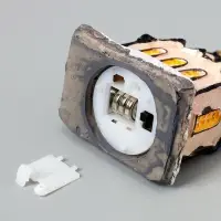 Светодиодная фигура &laquo;Дом с башней&raquo; 4.5&times;9&times;6 см, полистоун, от батареек AG13&times;3, свечение тёплое белое