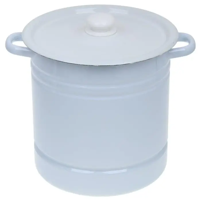 Мантоварка - позница эмалированная, 12 л, 4 вставки, цилиндрическая, белая Мантоварка - позница эмалированная, 12 л, 4 вставки, цилиндрическая, белая