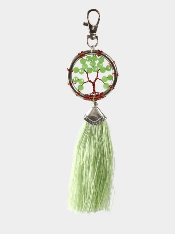 Брелок ловец снов Брелок ловец снов "Древо жизни" 19 см, цв. фисташковый