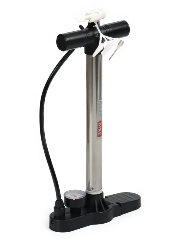 Насос универсальный Dream Bike, 35 см, 4 насадки