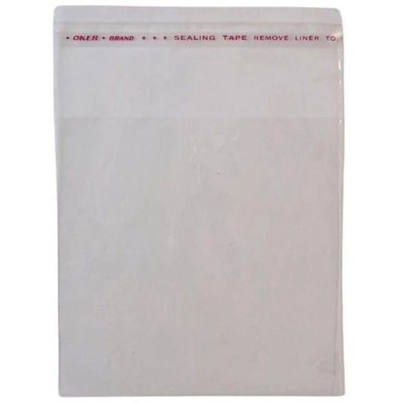 Пакет ПП 15x15+4  с клеевым клапаном 20мкм 100 шт/уп