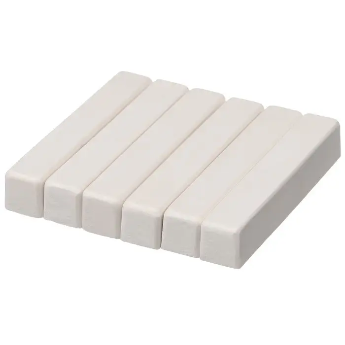 Мелки белые школьные 6 шт. «Смешарики», прямоугольные Мелки белые школьные 6 шт. «Смешарики», прямоугольные