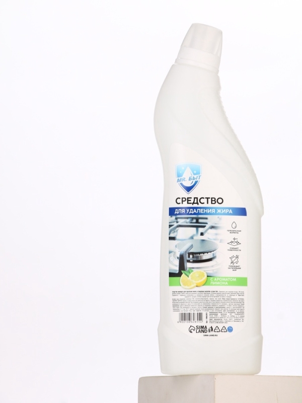 Mr.Быт Средство для удаления жира, 750 мл, аромат лимон Mr.Быт Средство для удаления жира, 750 мл, аромат лимон