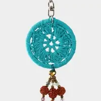 Брелок "Ловец снов" 19 см, цв. зелёный Брелок "Ловец снов" 19 см, цв. зелёный