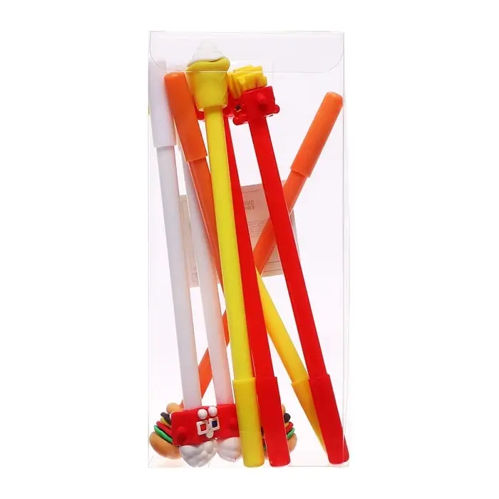 Ручка - прикол гелевая «Фастфуд», синий стержень, МИКС Ручка - прикол гелевая «Фастфуд», синий стержень, МИКС