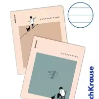 Комплект тетрадей 48 листов в клетку/линейку ErichKrause Study Buddy, 12 штук