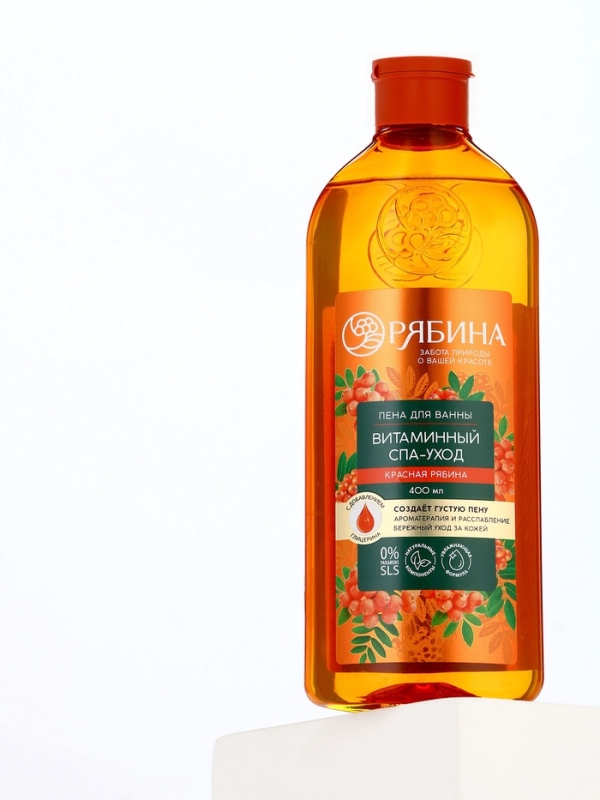 Пена для ванны, витаминный спа-уход, аромат рябины, 400 мл, Рябина Пена для ванны, витаминный спа-уход, аромат рябины, 400 мл, Рябина