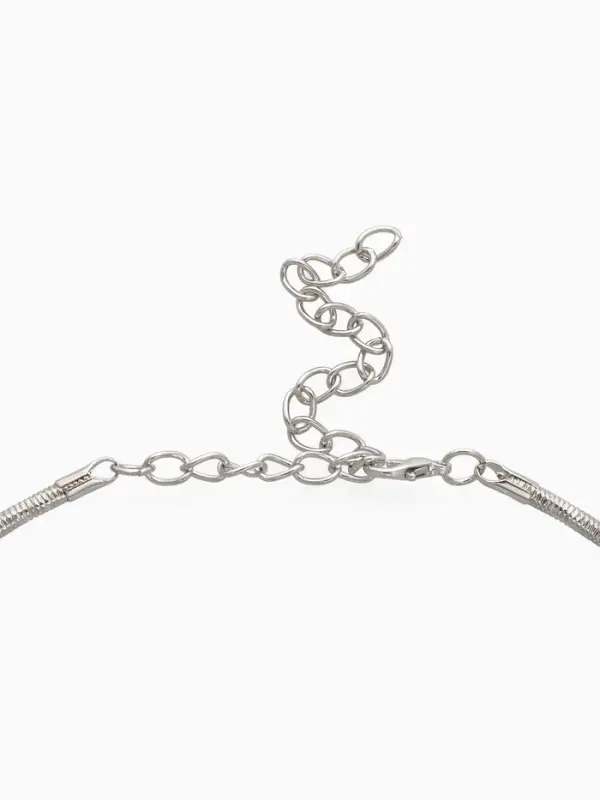 Набор 2 предмета: чокер, браслет «Обруч» сердце, цвет серебро Набор 2 предмета: чокер, браслет «Обруч» сердце, цвет серебро