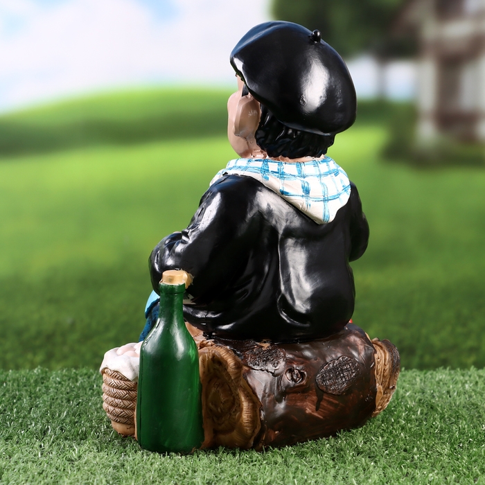 Садовая фигура  Садовая фигура "Пастух" 15х14х24см ///