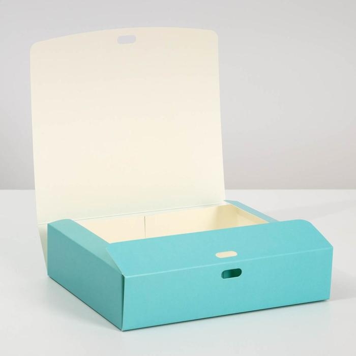 Коробка подарочная складная, упаковка, «Тиффани», 31 х 24.5 х 8 см Коробка подарочная складная, упаковка, «Тиффани», 31 х 24.5 х 8 см