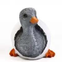 Садовая фигура 11 х 14 х 9 "Утенок в яйце"