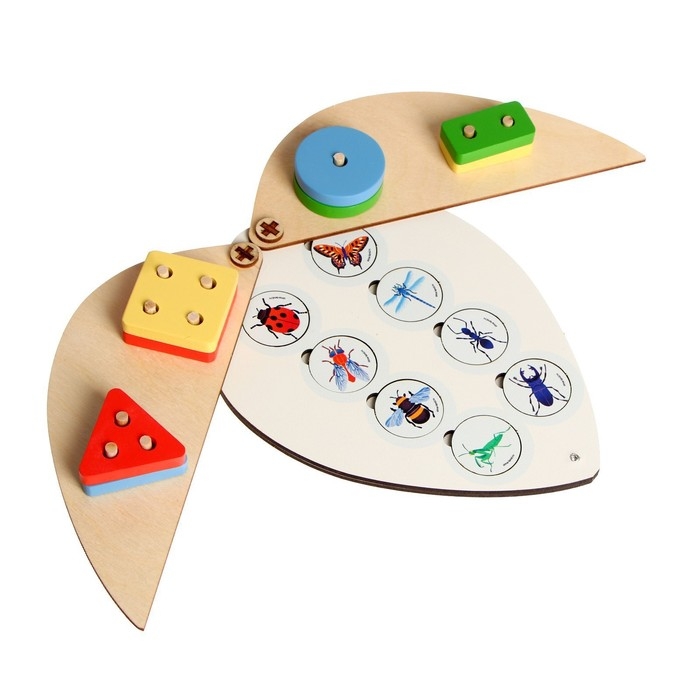 Логическая пирамидка сортер из дерева Логическая пирамидка сортер из дерева