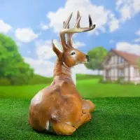 Садовая фигура из полистоуна &laquo;Олень лежит&raquo;, 50&times;25&times;55 см