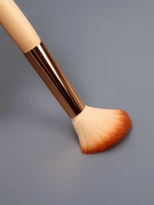 Набор кистей для макияжа PASTEL BLUSH, 7 шт., чехол в комплекте, бежевый