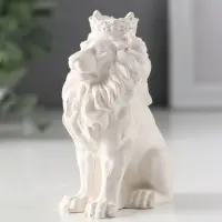 Фигура «Лев в короне», 9×4×6.5 см, гипс