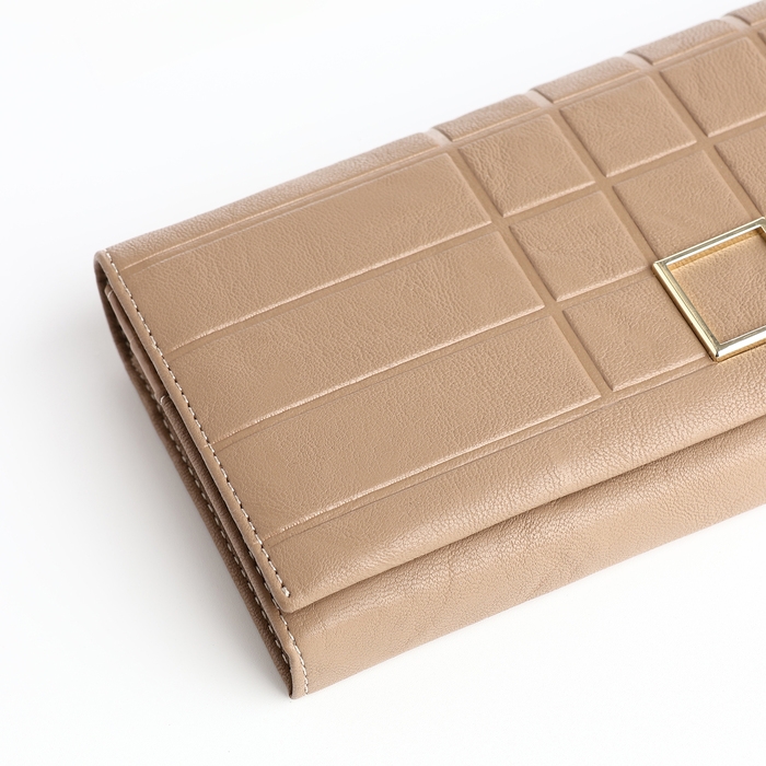 Кошелёк женский на магните, цвет бежевый Кошелёк женский на магните, цвет бежевый