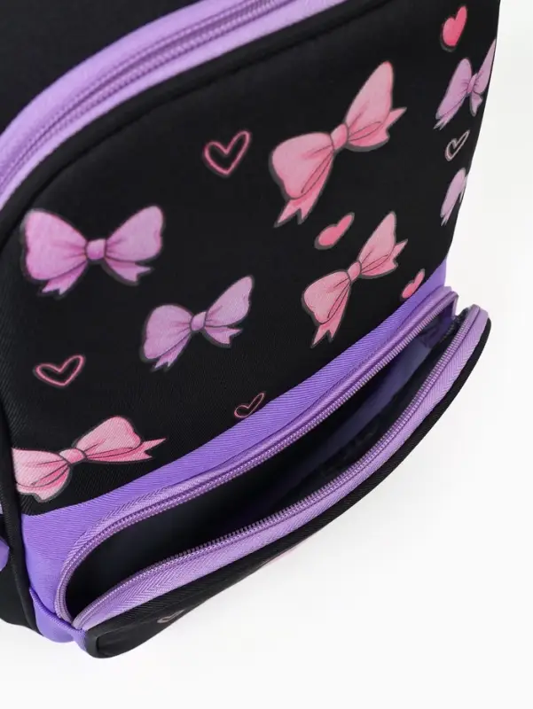 Рюкзак школьный, с эргономичной спинкой &laquo;Бантик&raquo;