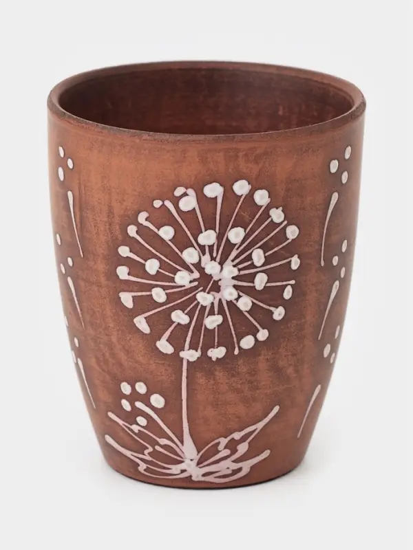 Стакан &laquo;Одуванчик&raquo;, 300 мл, красная глина