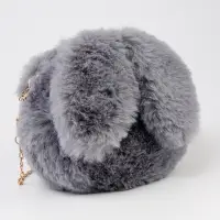 Сумка детская &laquo;Зайчик&raquo;, 20&times;20 см, серая