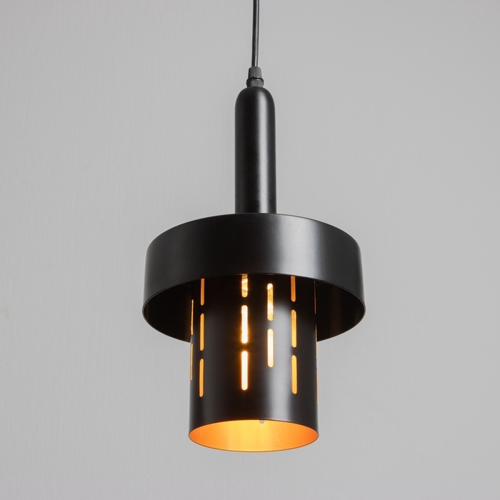 Светильник Светильник "Колин" 1х40Вт Е27 черный 19х19х30(130)см